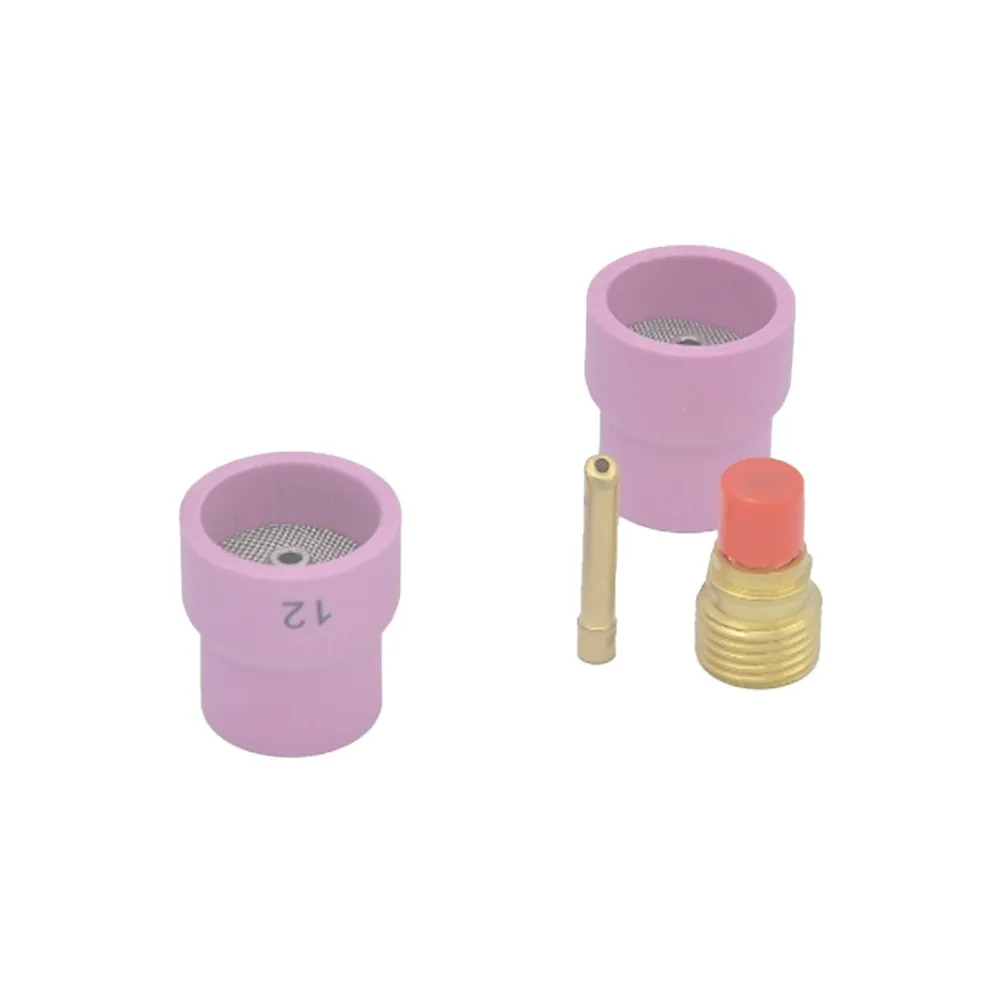 4PCS Aluminia Nozzle Set Welding Ceramic Cup 14#12# 2.4MM For Tig ARC Weld Parts Ceramic Welding Cup Set Power Tool High Quality
4PCS Aluminia Nozzle Set Welding Ceramic Cup 14#12# 2.4MM For Tig ARC Weld Parts Ceramic Welding Cup Set Power Tool High Quality