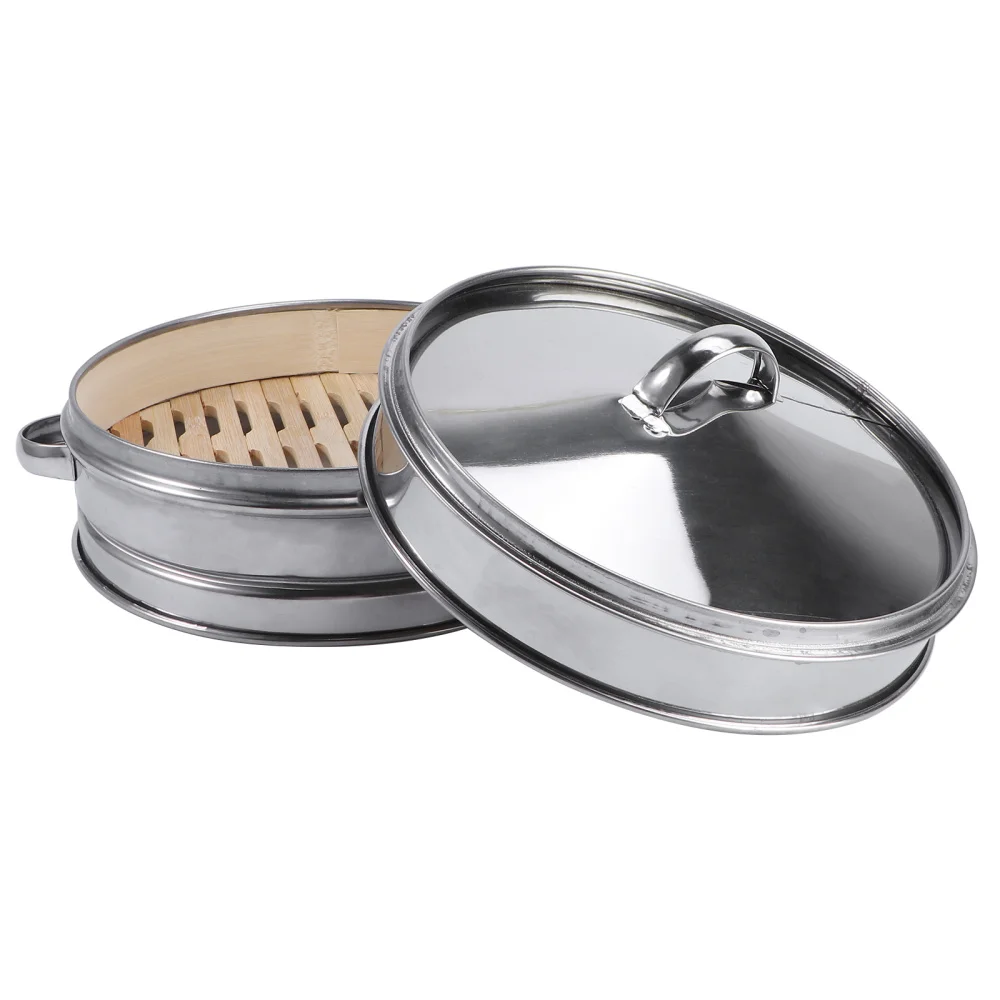 1 Set Food Steamer Food Steaming Tool Stainless Steel Steamer Basket with Lid
1 Set Food Steamer Food Steaming Tool Stainless Steel Steamer Basket with Lid