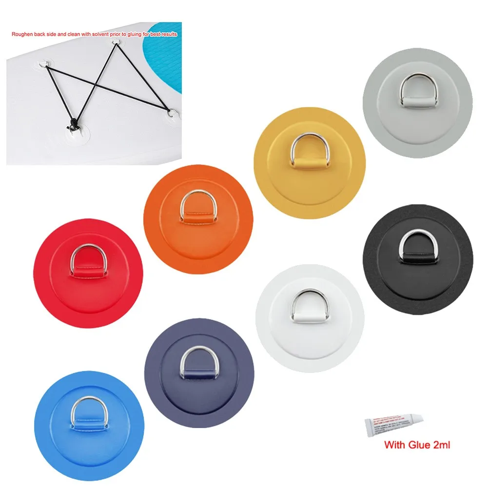 Stainless Steel D Ring Pad Patch For Inflatable PVC SUP Kayak Canoe Boat Raft D-ring Rope Buckle Boat Storage Elastic Rope
Stainless Steel D Ring Pad Patch For Inflatable PVC SUP Kayak Canoe Boat Raft D-ring Rope Buckle Boat Storage Elastic Rope