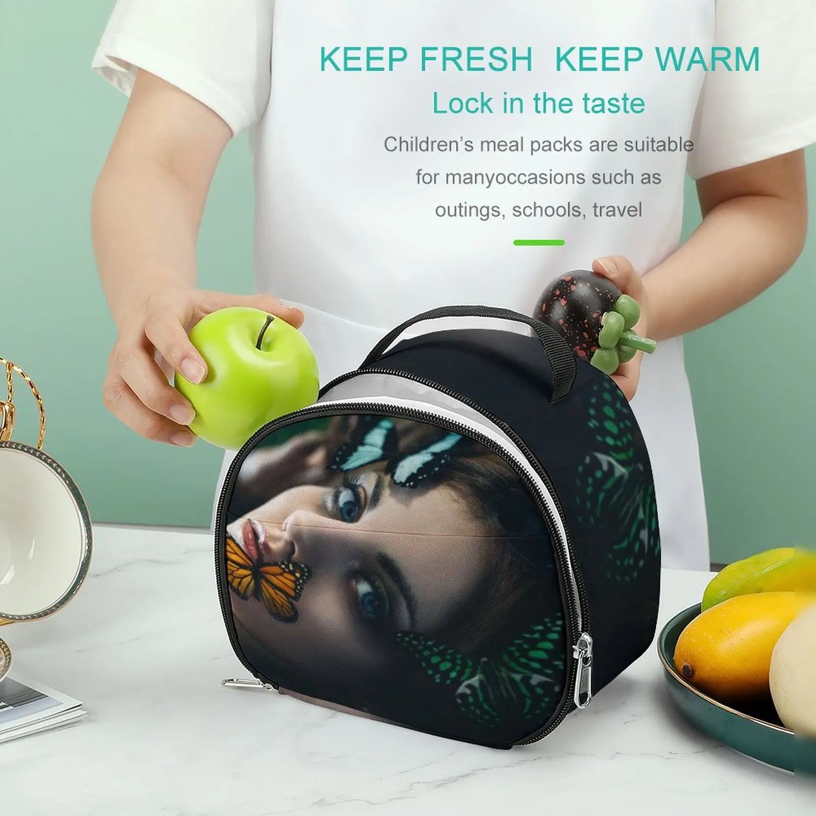 Butterfly Lucky Poster High Quality Hard Wearing Lunch Bag for Kids Girls School Storage Bags
Butterfly Lucky Poster High Quality Hard Wearing Lunch Bag for Kids Girls School Storage Bags