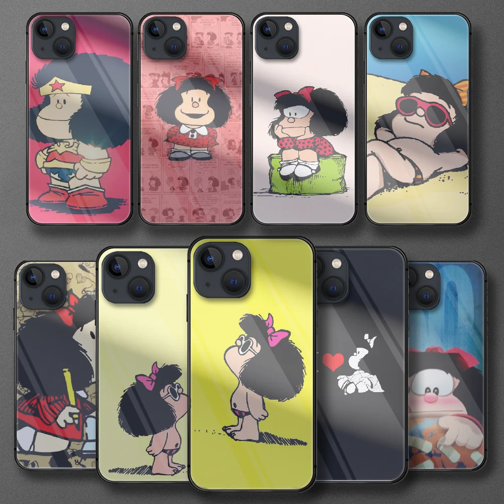 Animated Cute Mafalda Tempered Glass Phone Case For IPhone 5 6 7 8 11 12 13 S SE X Xs Xr Plus Pro Max Mini Cover Cell Tpu Back
Animated Cute Mafalda Tempered Glass Phone Case For IPhone 5 6 7 8 11 12 13 S SE X Xs Xr Plus Pro Max Mini Cover Cell Tpu Back