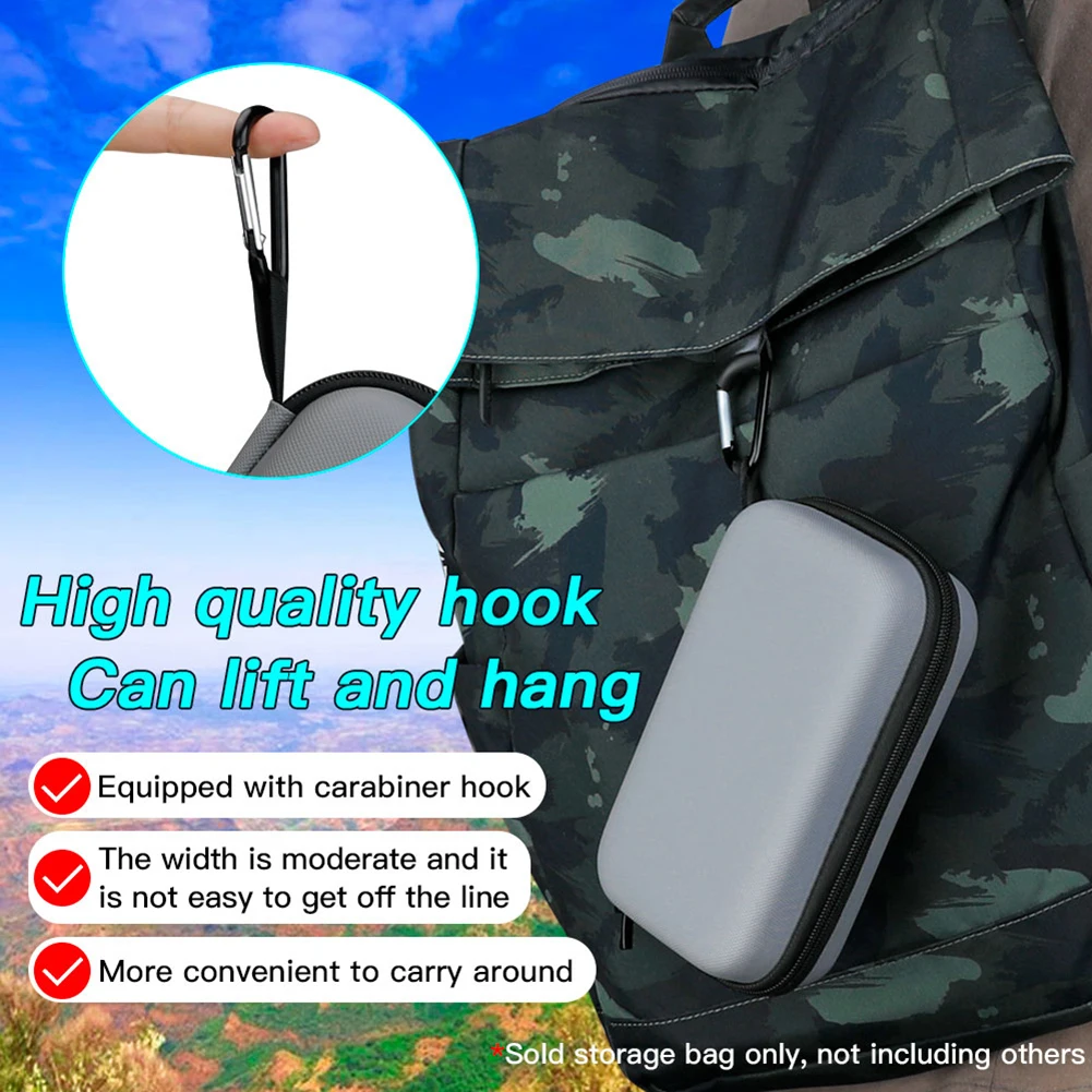 For DJI Action 2 Sports Camera Hard Case Accessory Bag Storage Carrying with Hook Case Waterproof Protective Box Accessory
For DJI Action 2 Sports Camera Hard Case Accessory Bag Storage Carrying with Hook Case Waterproof Protective Box Accessory