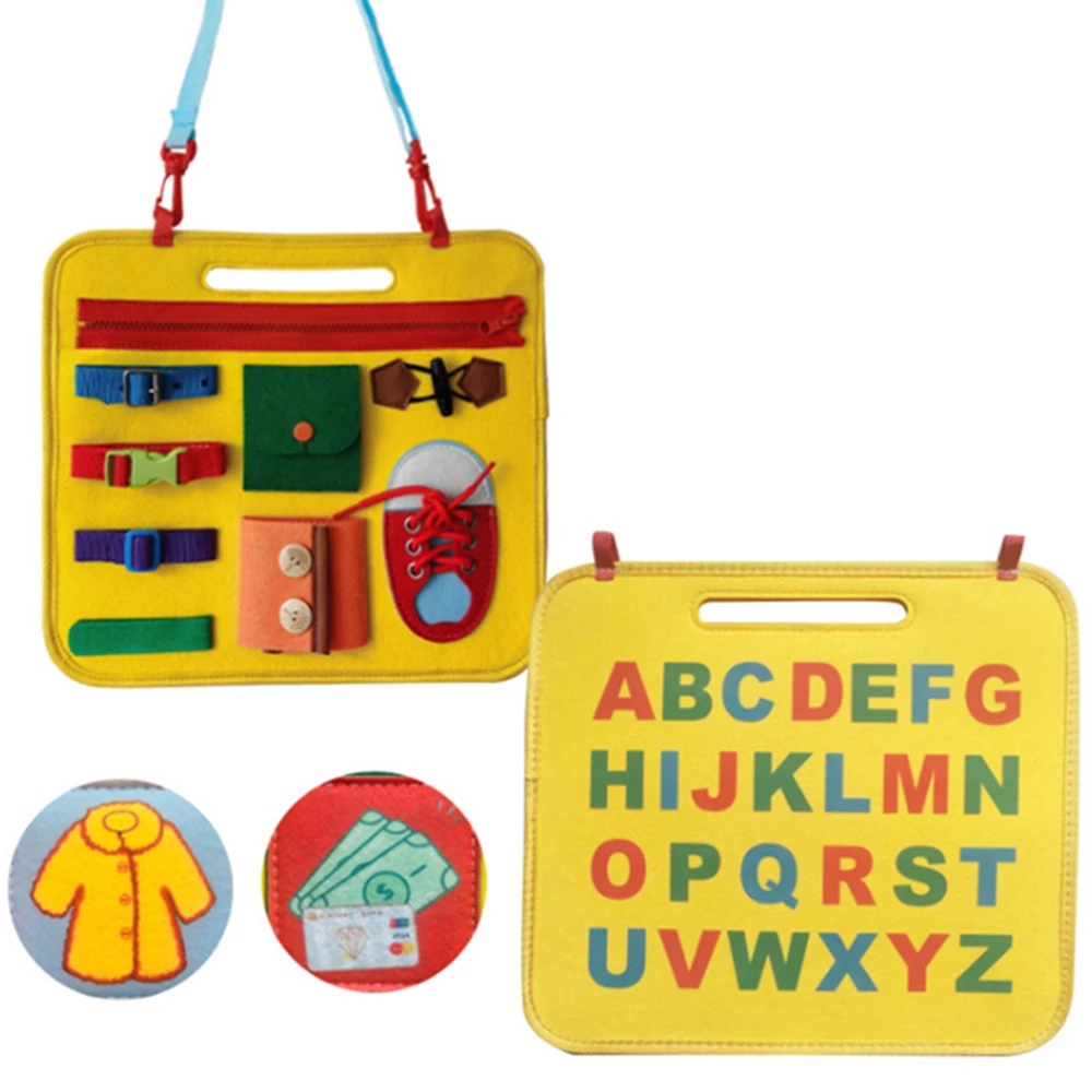 Montessori Toys Busy Board Early Educational Toys Fine Motor Training Self-Care Ability Children Game Preschool Kids Sensory Toy
Montessori Toys Busy Board Early Educational Toys Fine Motor Training Self-Care Ability Children Game Preschool Kids Sensory Toy