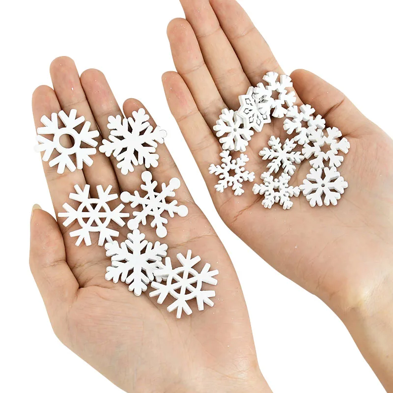 50Pcs/pack Mix Wood Snowflake Christmas Decoration DIY Handmade Wooden Scrapbooking Craft Xmas Party Home Christmas Ornament
50Pcs/pack Mix Wood Snowflake Christmas Decoration DIY Handmade Wooden Scrapbooking Craft Xmas Party Home Christmas Ornament