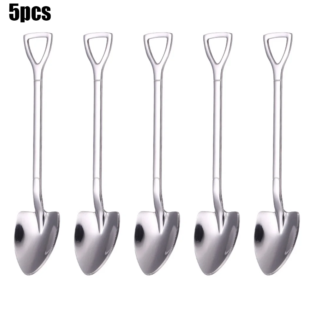 5x Stainless Steel Spoon Shovel Shape Coffee Ice Cream Watermelon Handle Spoon
5x Stainless Steel Spoon Shovel Shape Coffee Ice Cream Watermelon Handle Spoon