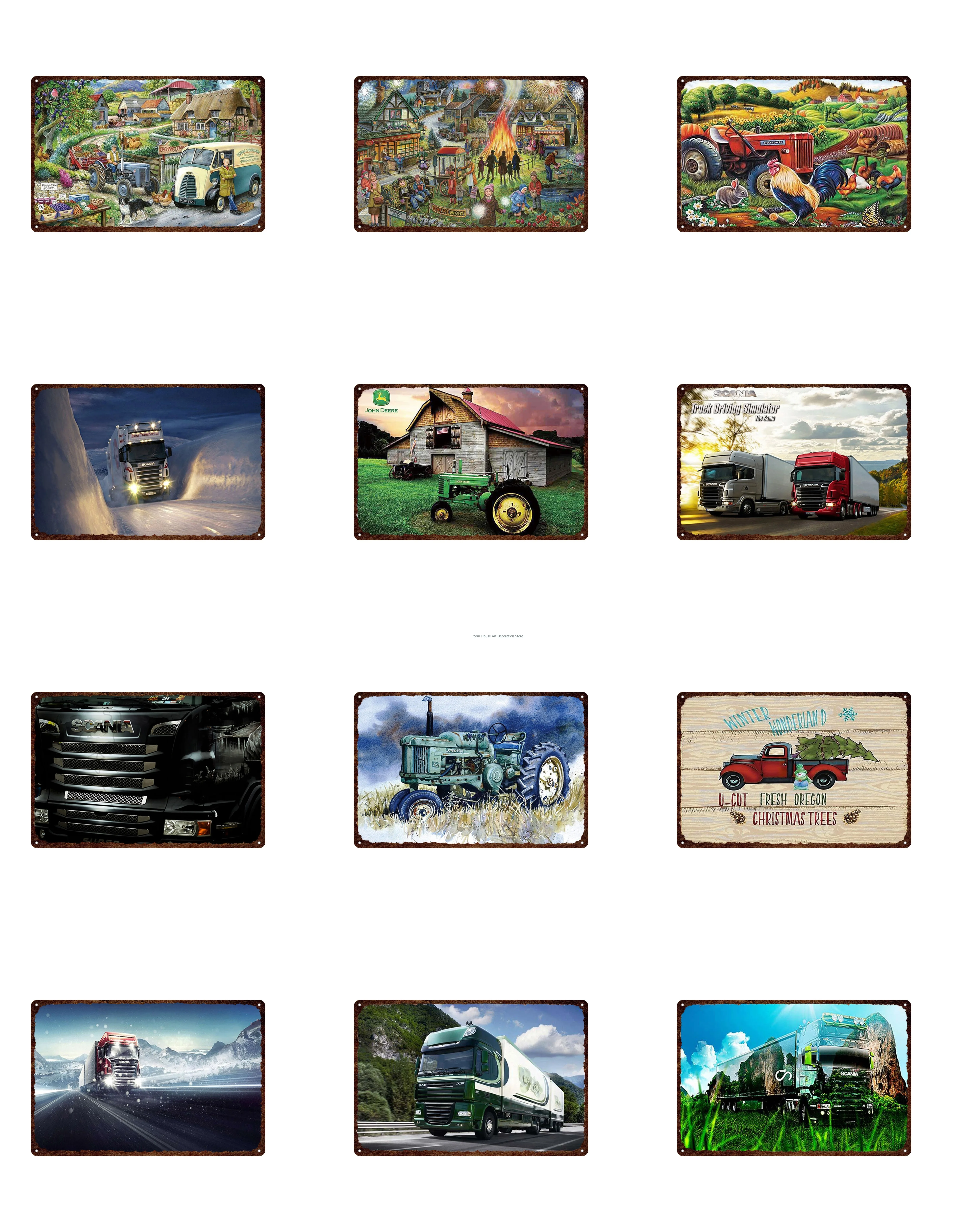 Hot Sale Metal Tin Signs Goods Trucks Wall Picture Trafic Cars Farm Vehiles Art Iron Painting Pub Metal Poster Club
Hot Sale Metal Tin Signs Goods Trucks Wall Picture Trafic Cars Farm Vehiles Art Iron Painting Pub Metal Poster Club