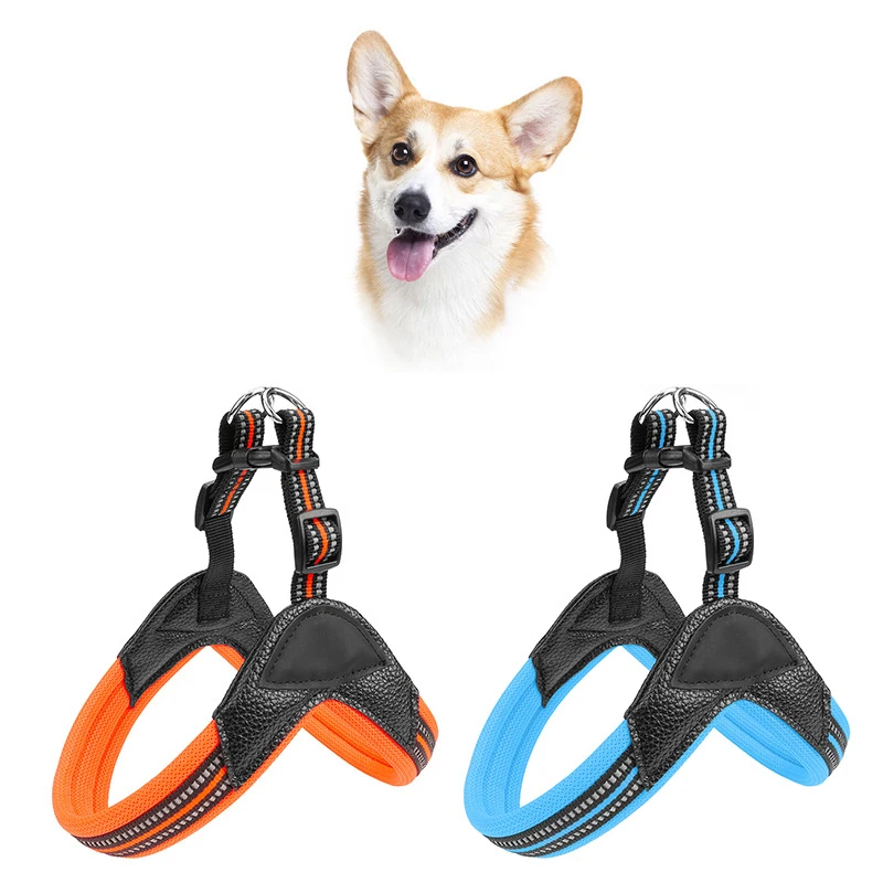 Reflective Dog Harness Vest With Leash Breathable Adjustable Pet Harness Accesorios For Chihuahua Small Large Dog Harness Vest
Reflective Dog Harness Vest With Leash Breathable Adjustable Pet Harness Accesorios For Chihuahua Small Large Dog Harness Vest