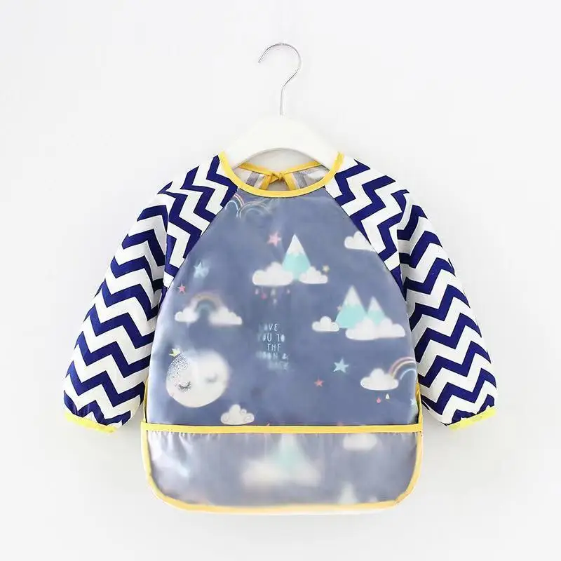Fashion Baby Kids Toddler Long Sleeve Adjustable Baby Bibs Waterproof Coverall Lunch Feeding Bibs Cartoon Clothes Children Apron
Fashion Baby Kids Toddler Long Sleeve Adjustable Baby Bibs Waterproof Coverall Lunch Feeding Bibs Cartoon Clothes Children Apron