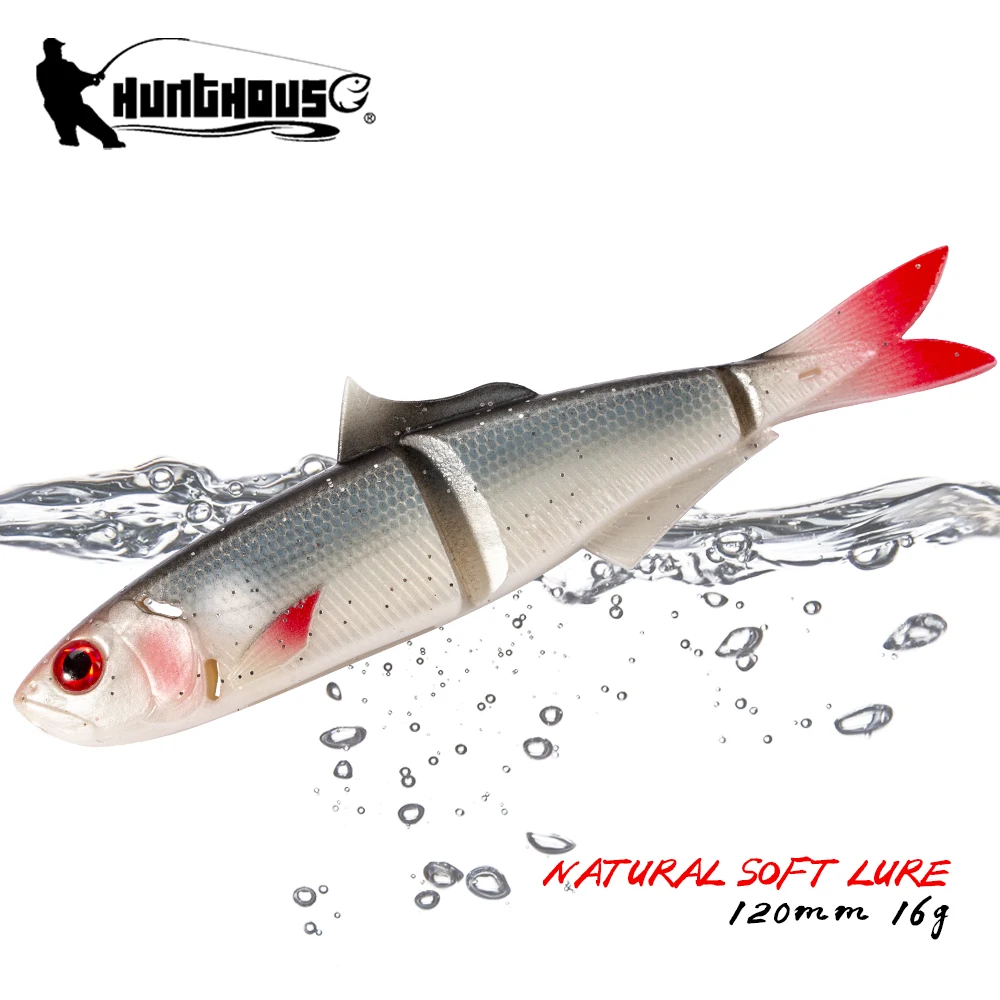 Hunthouse fishing soft 4 play Cannibal soft lure Artificial Bait 120mm/16g wobbler silicone swimbait pike trout catfish pesca
Hunthouse fishing soft 4 play Cannibal soft lure Artificial Bait 120mm/16g wobbler silicone swimbait pike trout catfish pesca