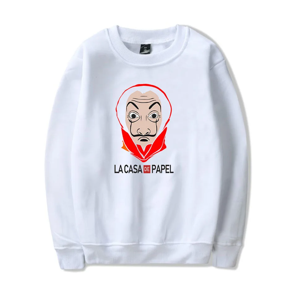 Popular movie La Casa De Papel Fun Hoodie Money Robbery Crew Neck Pullover Unisex Fashion Casual Streetwear Paper Street Dance
Popular movie La Casa De Papel Fun Hoodie Money Robbery Crew Neck Pullover Unisex Fashion Casual Streetwear Paper Street Dance