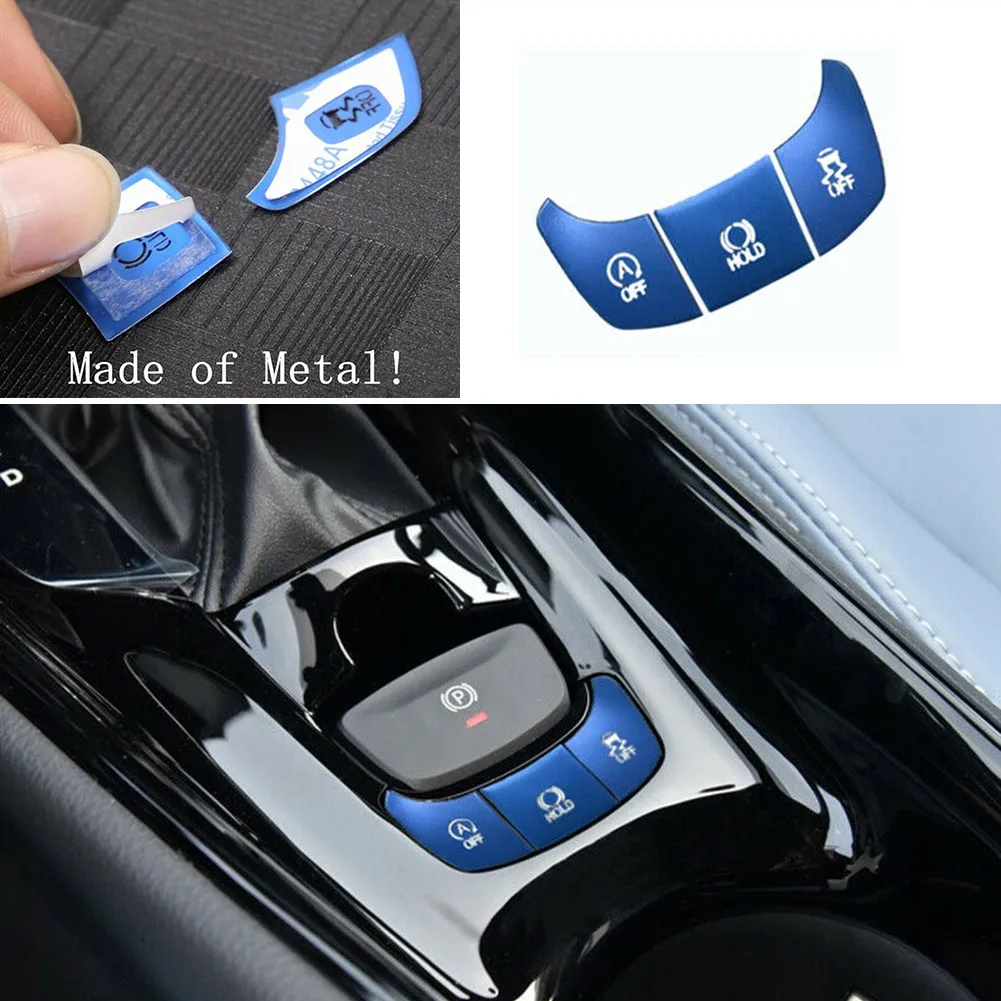 3Pcs Aluminum Alloy Car Gear Shift Button Cover Trim For Toyota CHR 2016-2021 Only Suitable For Left-hand Drive Vehicles )
3Pcs Aluminum Alloy Car Gear Shift Button Cover Trim For Toyota CHR 2016-2021 Only Suitable For Left-hand Drive Vehicles )