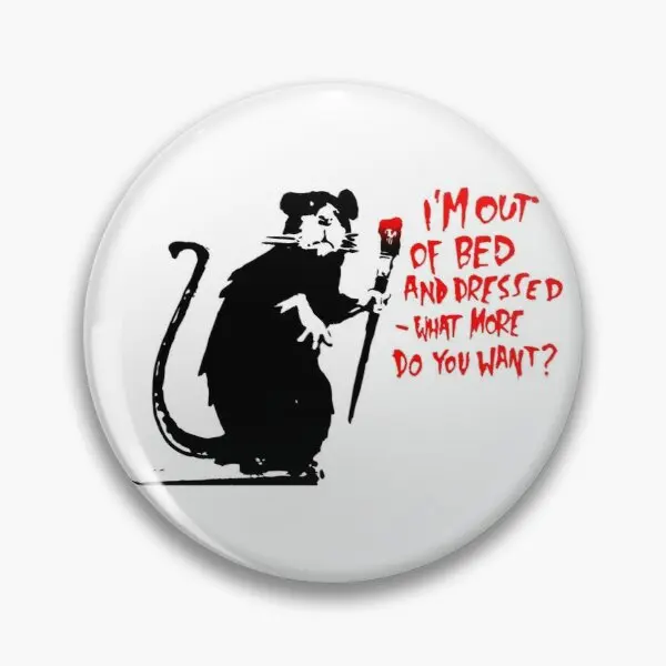 Rat Banksy Soft Enamel Pin Badge Decorative Clothes Badge Lapel Pin Brooch Jewelry for Women Fashion Gift
Rat Banksy Soft Enamel Pin Badge Decorative Clothes Badge Lapel Pin Brooch Jewelry for Women Fashion Gift