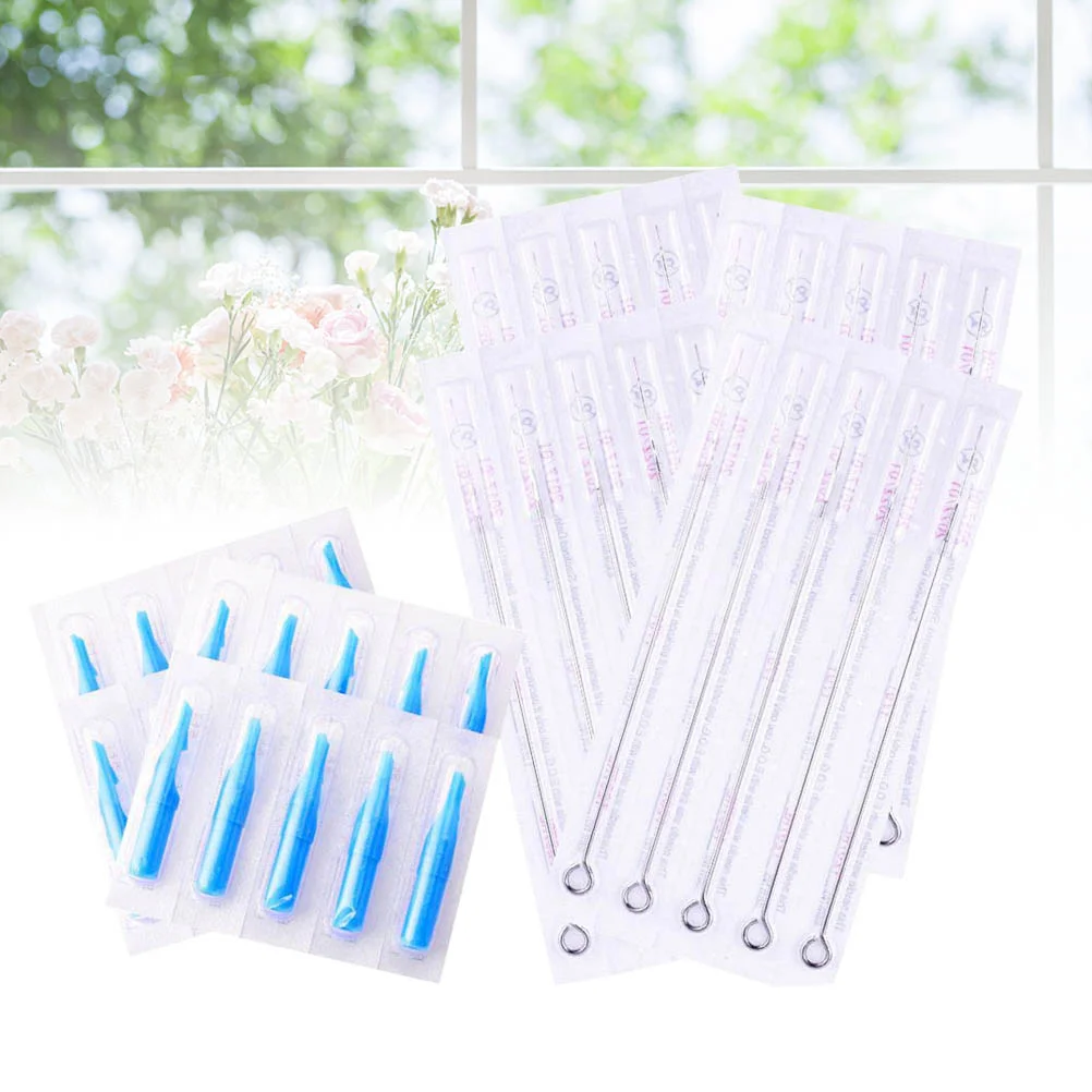 Total 100pcs 1RL Disposable Sterile Needles Round Liner and 3DT Disposable Nozzle Tip Mouth (Needles and Nozzle Tip for Each 50p
Total 100pcs 1RL Disposable Sterile Needles Round Liner and 3DT Disposable Nozzle Tip Mouth (Needles and Nozzle Tip for Each 50p