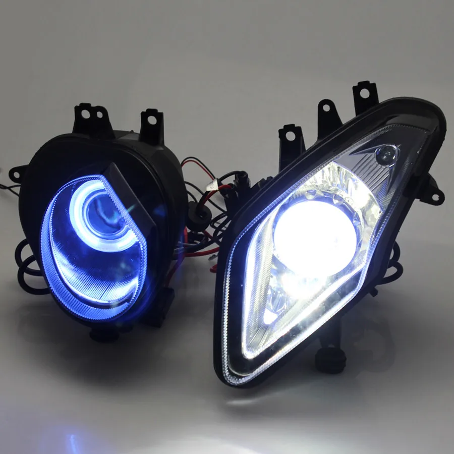 Motorcycle Custom HID Xenon Projector Headlight Headlamp Assembly Blue Led Angel Eyes Head Lamp For BMW S1000RR S1000 RR 09-14
Motorcycle Custom HID Xenon Projector Headlight Headlamp Assembly Blue Led Angel Eyes Head Lamp For BMW S1000RR S1000 RR 09-14