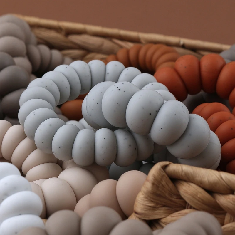 Safe Baby Teether Toys Toddle Teething Ring Silicone Chew Dental Care Toothbrush Nursing Beads Rattle Gift For Infant Gadgets 
Safe Baby Teether Toys Toddle Teething Ring Silicone Chew Dental Care Toothbrush Nursing Beads Rattle Gift For Infant Gadgets