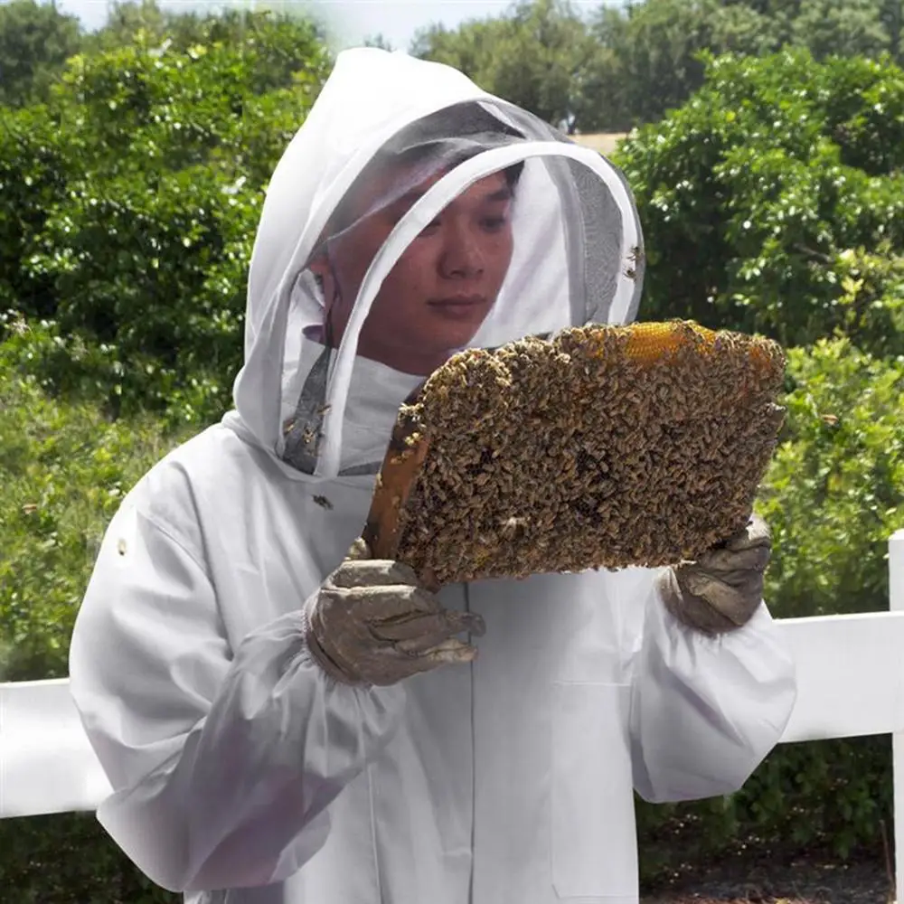 Cotton Full Body Beekeeping Clothing Veil Hood Hat Anti-Bee Coat Special Protective Clothing Space Beekeeping Bee Suit Equipment
Cotton Full Body Beekeeping Clothing Veil Hood Hat Anti-Bee Coat Special Protective Clothing Space Beekeeping Bee Suit Equipment