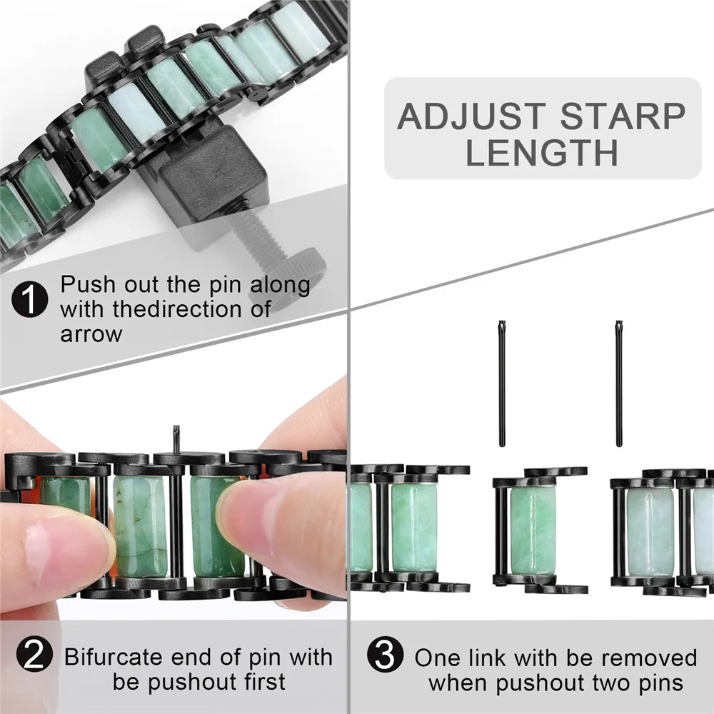 Emerald Jade Strap for Apple Watch Band 38/42mm Stainless Steel Strap Correa Iwatch Serie 5/4/3/2/1 Bracelet Apple Watch 44/40mm
Emerald Jade Strap for Apple Watch Band 38/42mm Stainless Steel Strap Correa Iwatch Serie 5/4/3/2/1 Bracelet Apple Watch 44/40mm