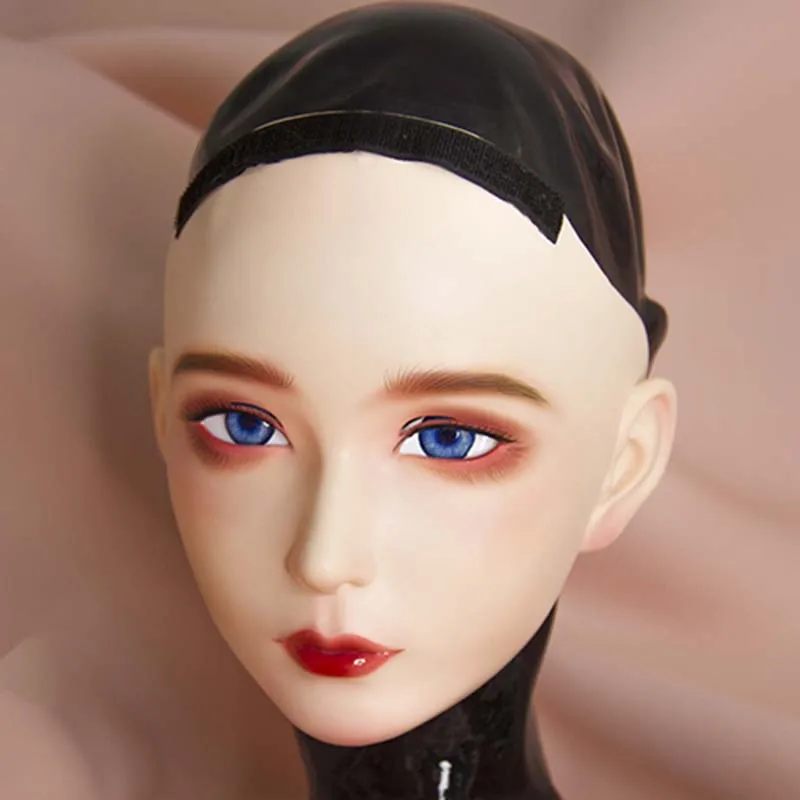 

(New 03) Handmade Female Girl Resin Latex Full Head Hood Cosplay Kigurumi Mask Crossdresser Transgender Doll Mask