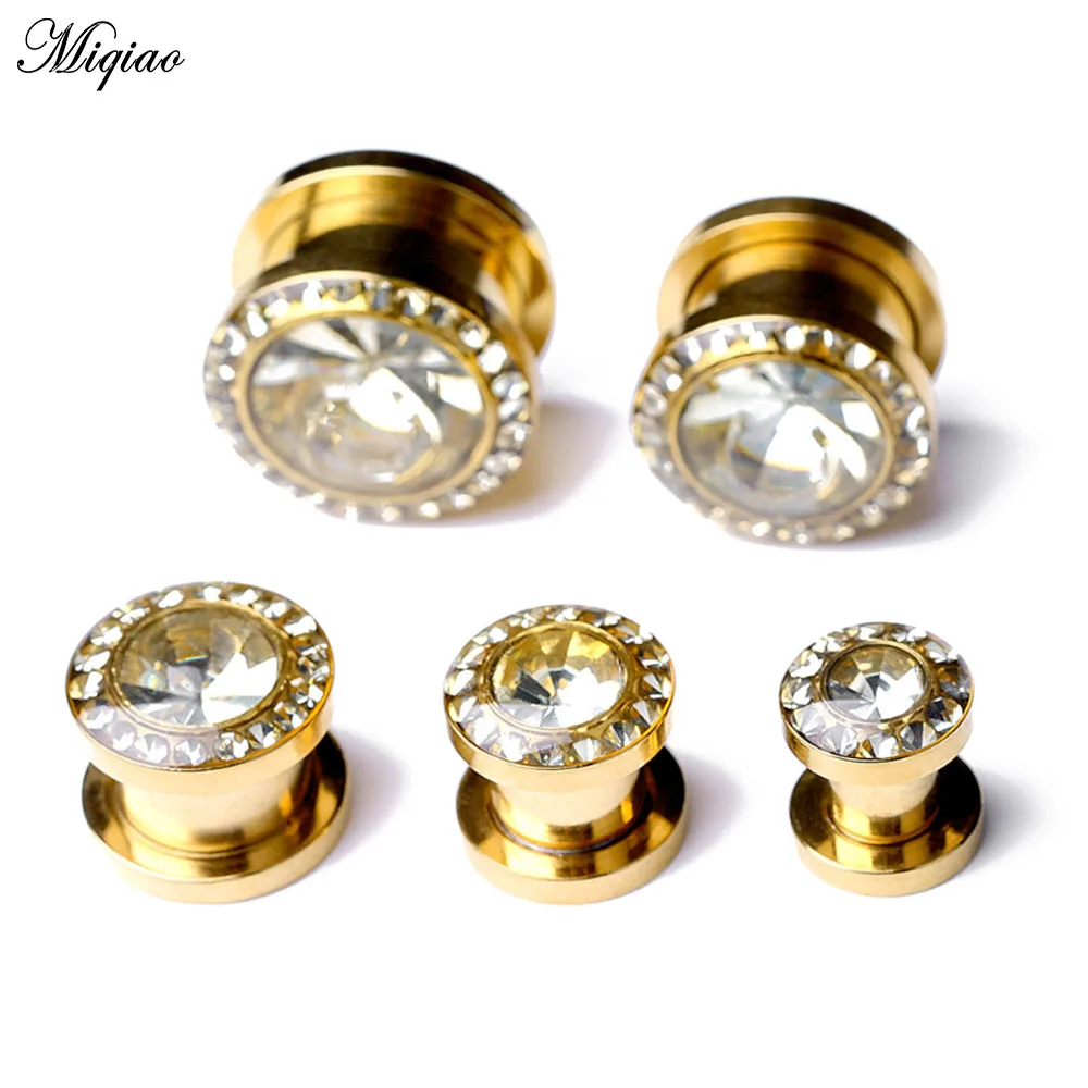 Miqiao Explosion new ear extension round golden stainless steel auricle 6mm-14mm body piercing jewelry Ear Plugs
Miqiao Explosion new ear extension round golden stainless steel auricle 6mm-14mm body piercing jewelry Ear Plugs