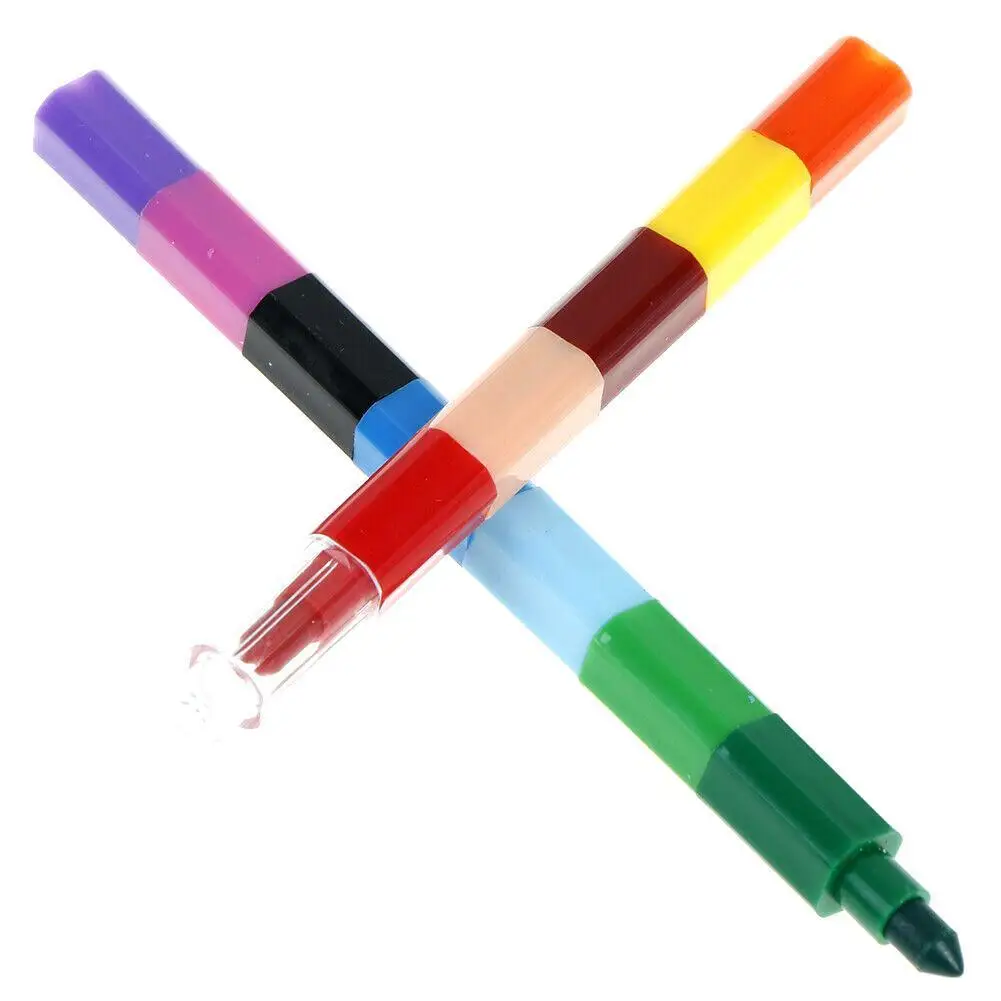 New 1Set Colorful 12 Colors Oil Paint Pen Cratons Stacker Drawing Kids Pen For Children Gift Pastel G4G5 Art Pencils Cr Pai F6O0
New 1Set Colorful 12 Colors Oil Paint Pen Cratons Stacker Drawing Kids Pen For Children Gift Pastel G4G5 Art Pencils Cr Pai F6O0