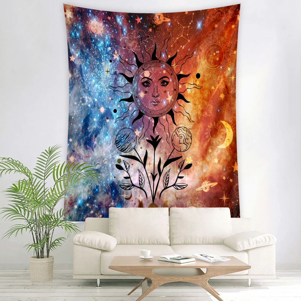 Sun Moon tapestry kawaii room decor Tapestry Boho decor aesthetic room decor Wall Hanging Tapestry
Sun Moon tapestry kawaii room decor Tapestry Boho decor aesthetic room decor Wall Hanging Tapestry