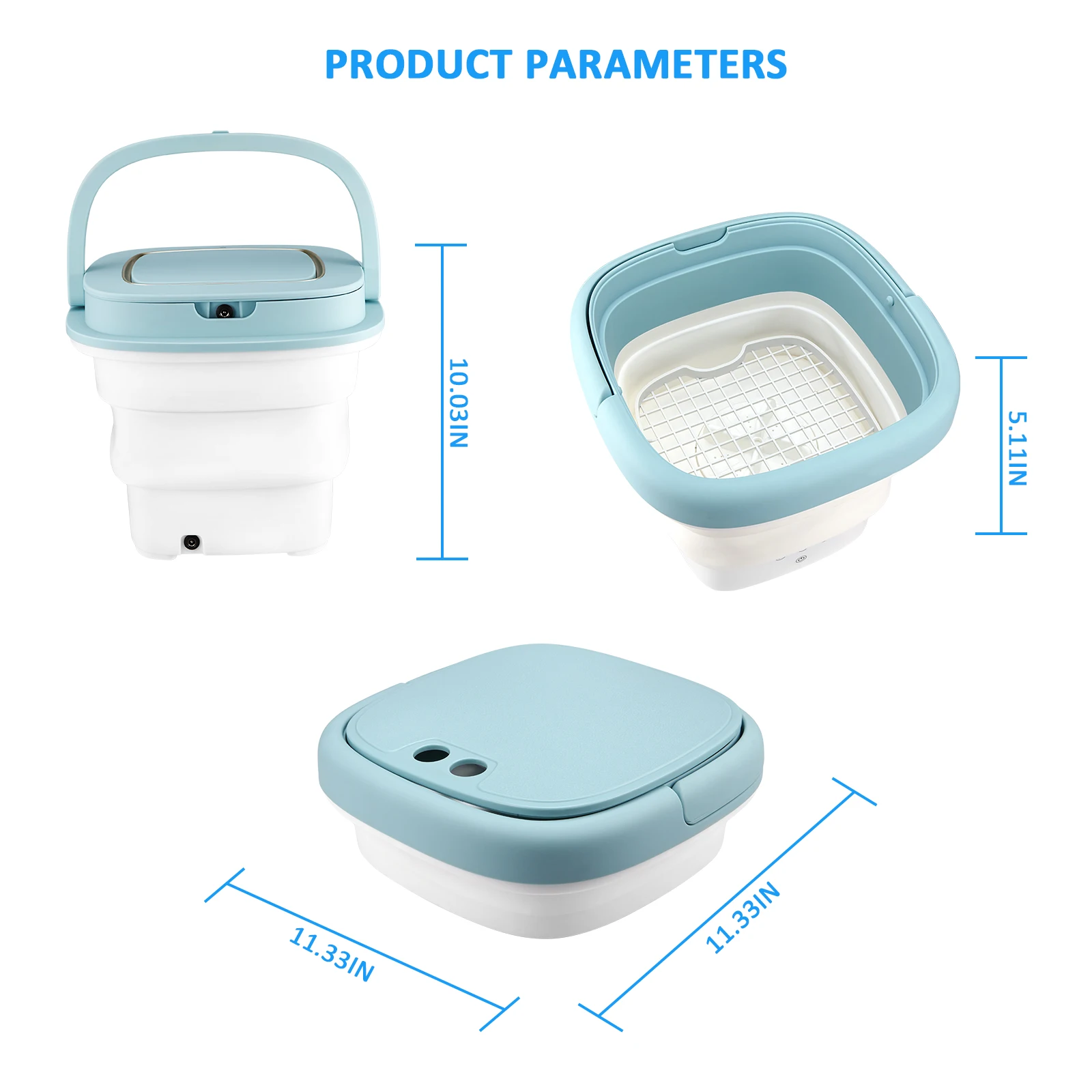 Portable Washing Machine and Dryer 2 In 1 Foldable Mini Washing Tank Electrical Clothes Washer For Home Travel Free Shipping
Portable Washing Machine and Dryer 2 In 1 Foldable Mini Washing Tank Electrical Clothes Washer For Home Travel Free Shipping