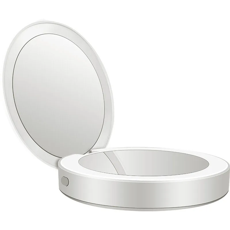 High Quality Travel Makeup Mirror 5X/1X Magnification Mirror with LED Lights USB Rechargeable Mini Mirrors TK-ing
High Quality Travel Makeup Mirror 5X/1X Magnification Mirror with LED Lights USB Rechargeable Mini Mirrors TK-ing