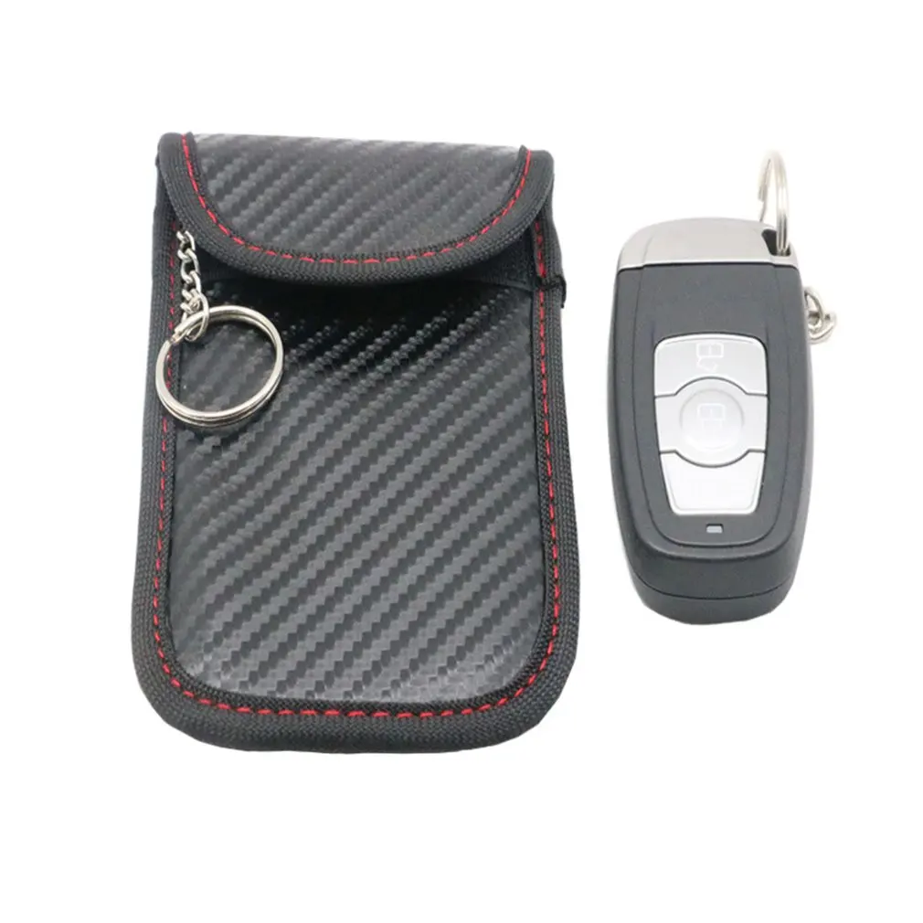 Car Key Signal Blocker Faraday Bag Keyless Fob RFID Blocking Pouch Case Storage Bag Car Key Organizer
Car Key Signal Blocker Faraday Bag Keyless Fob RFID Blocking Pouch Case Storage Bag Car Key Organizer