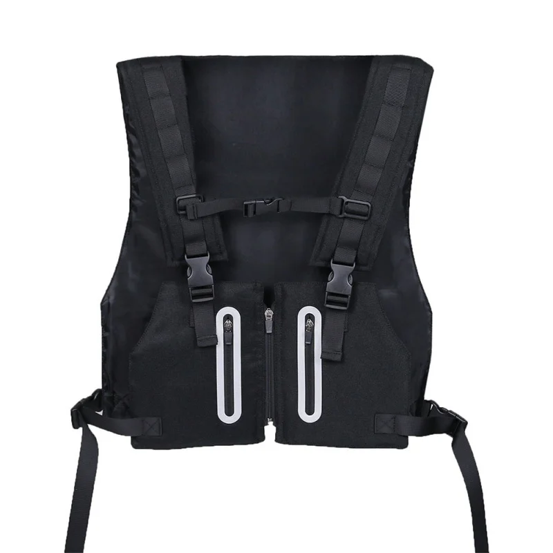 Tactical Vest Warning Stripe Outdoor Reflective Vest Fashion Men's Outdoor Motorcycle Cycling Sports Equipment Riding Jacket
Tactical Vest Warning Stripe Outdoor Reflective Vest Fashion Men's Outdoor Motorcycle Cycling Sports Equipment Riding Jacket