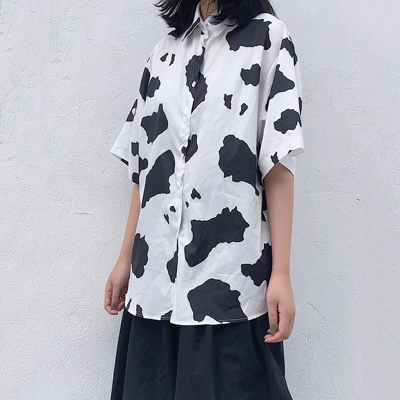 HWLZLTZHT Cardigans For Women 2020 Cow Print Women Blouse Cartoon Harajuku Womens Clothing Japanese Autumn Top Streetwear
HWLZLTZHT Cardigans For Women 2020 Cow Print Women Blouse Cartoon Harajuku Womens Clothing Japanese Autumn Top Streetwear