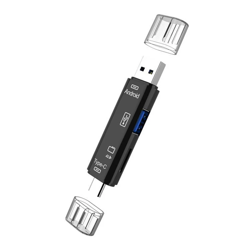 FFFAS All in one Multi-function Usb 2.0 Micro usb TF Protective Cover Type-c OTG Card Reader for Computer Mobile Phone
FFFAS All in one Multi-function Usb 2.0 Micro usb TF Protective Cover Type-c OTG Card Reader for Computer Mobile Phone