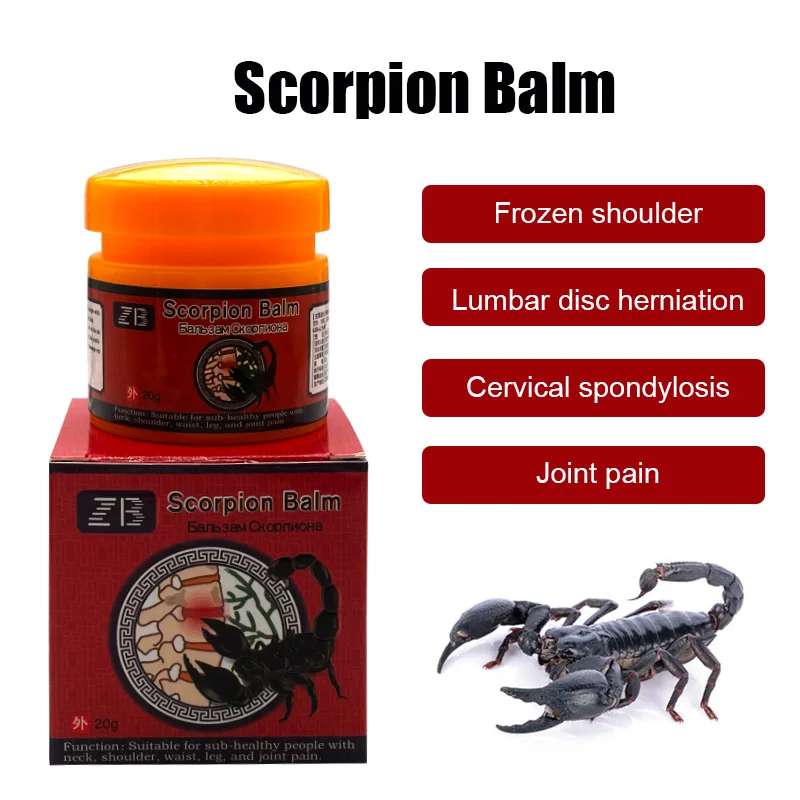 100% Original Scorpion Venom Analgesic Cream Ointment Stasis Pain Relief Muscle Sprain Knee Neck Back Medical Plaster
100% Original Scorpion Venom Analgesic Cream Ointment Stasis Pain Relief Muscle Sprain Knee Neck Back Medical Plaster