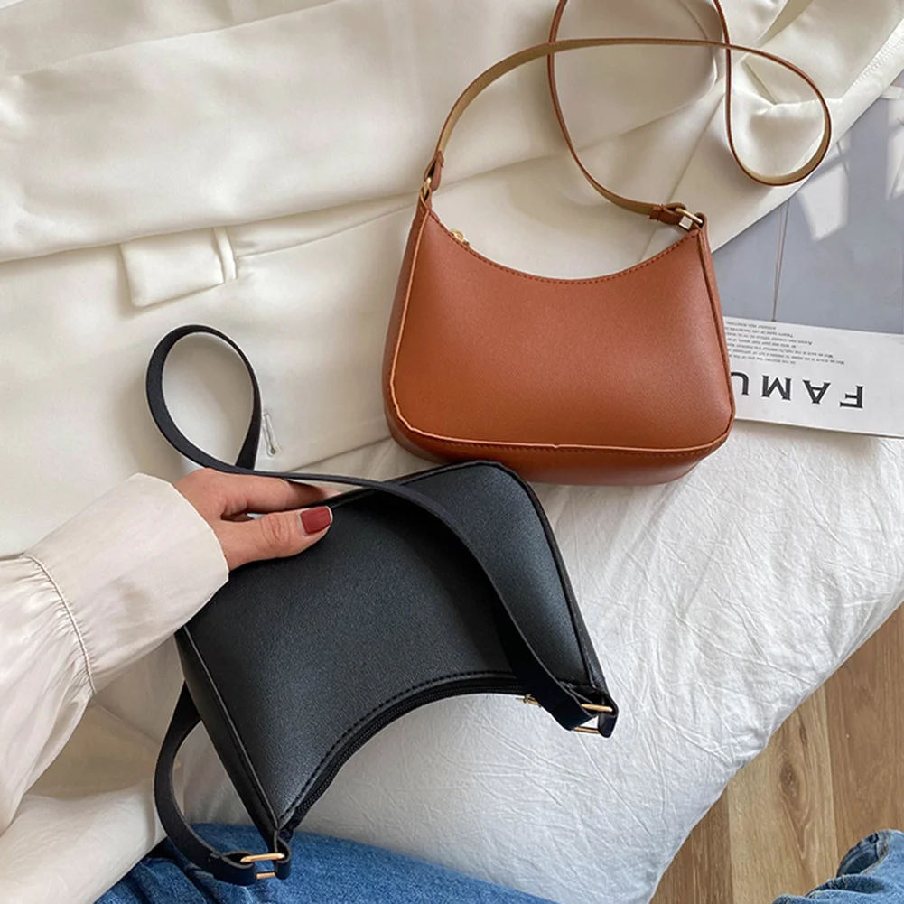 Women's Bag Handbag Retro Solid Color PU Leather One-shoulder Armpit Bag Shopping Hobo Bag
Women's Bag Handbag Retro Solid Color PU Leather One-shoulder Armpit Bag Shopping Hobo Bag