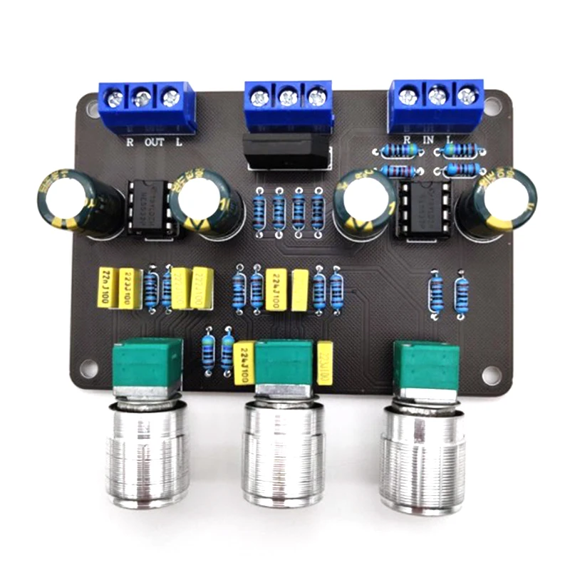 Dual NE5532 Tone Stereo Preamplifier Board Audio HiFi Amprifier Equalizer Preamp Treble Bass Tone Control Pre Amplifier
Dual NE5532 Tone Stereo Preamplifier Board Audio HiFi Amprifier Equalizer Preamp Treble Bass Tone Control Pre Amplifier