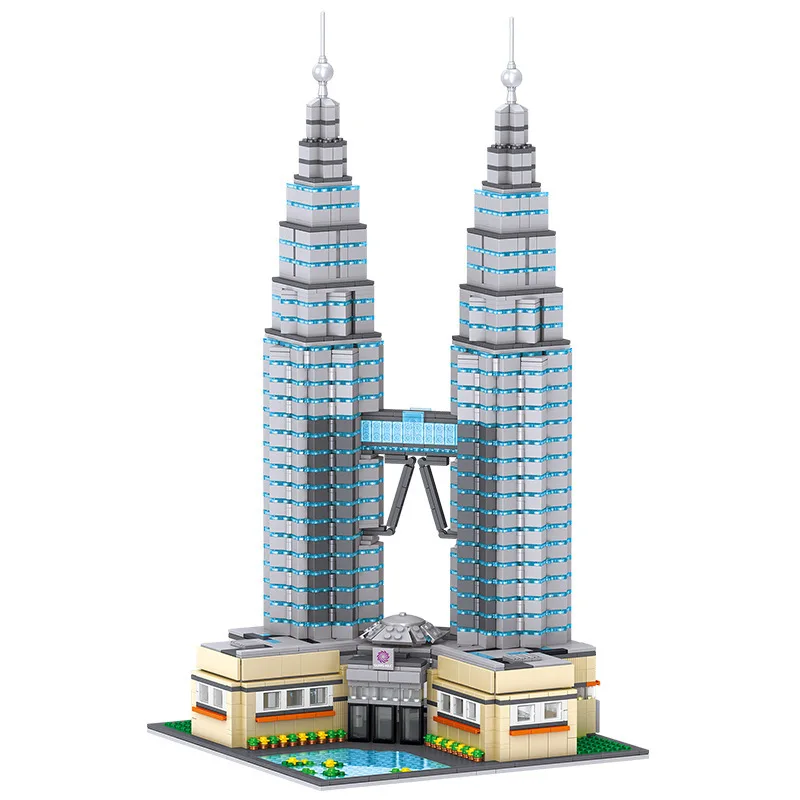 ZHEGAO MOC QL0965 City View Famous Building Series Kuala Petroleum Lumpur Building Twin Blocks Towers Bricks 2521pcs Toys Gift
ZHEGAO MOC QL0965 City View Famous Building Series Kuala Petroleum Lumpur Building Twin Blocks Towers Bricks 2521pcs Toys Gift