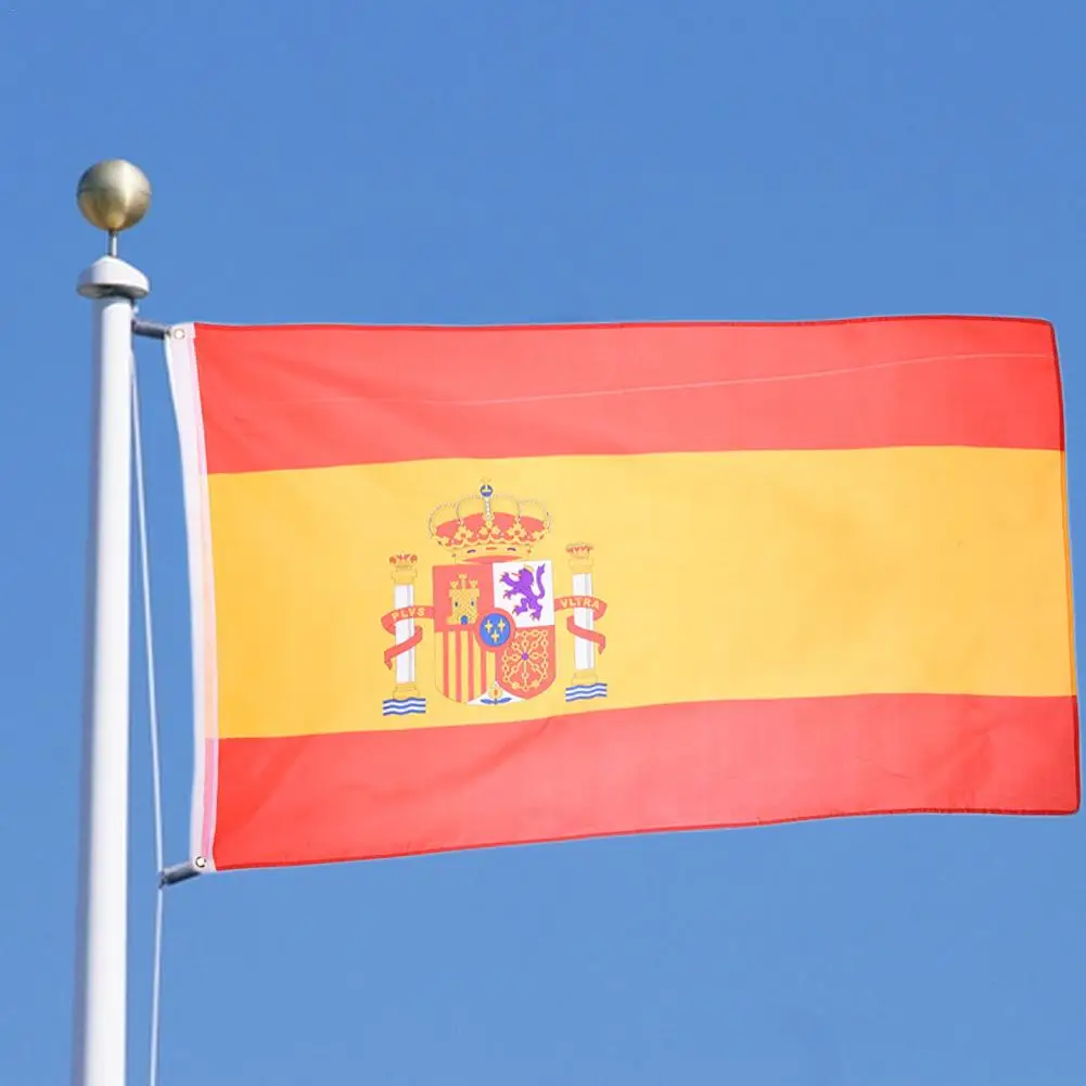 Spain Flag 90x150cm Flag With Shield Spain Polyester Spanish Flag Double Stitching Spanish Decoration Wall Delivery Square
Spain Flag 90x150cm Flag With Shield Spain Polyester Spanish Flag Double Stitching Spanish Decoration Wall Delivery Square