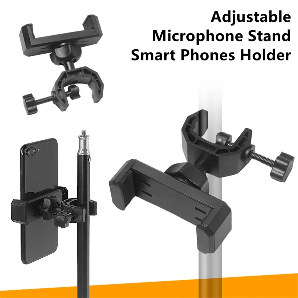 Universal Microphone Mic Stand 360 Degree Rotating For Smart Phones Music Holder Bicycle Motor Bike Smart Phone Holder Accessory
Universal Microphone Mic Stand 360 Degree Rotating For Smart Phones Music Holder Bicycle Motor Bike Smart Phone Holder Accessory