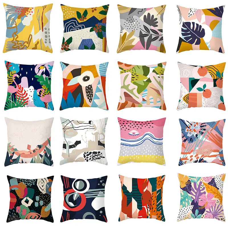 Cushion Cover Abstract Pattern Print Pink Decorative Pillowcases For Throw Pillow Cover Living Room Modern Home Decor 45*45cm
Cushion Cover Abstract Pattern Print Pink Decorative Pillowcases For Throw Pillow Cover Living Room Modern Home Decor 45*45cm