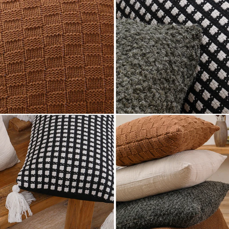 Nordic Style Car Sofa waist Pillowcase Knitted Bedroom Bedside Bed Decorative Pillows Case Model Room Hotel Chair Cushion Cover
Nordic Style Car Sofa waist Pillowcase Knitted Bedroom Bedside Bed Decorative Pillows Case Model Room Hotel Chair Cushion Cover