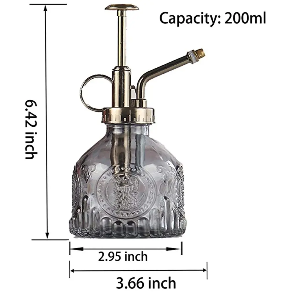 Retro Relief Spray Pot Garden Watering Pot Delicate Glass Water Sprayer Tools Creative Garden Sprinkler
Retro Relief Spray Pot Garden Watering Pot Delicate Glass Water Sprayer Tools Creative Garden Sprinkler