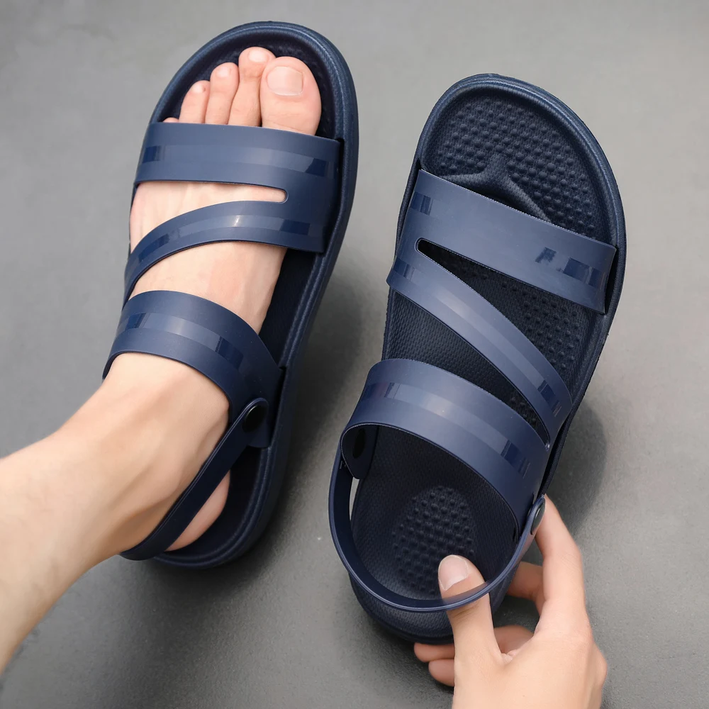 2020 мужские новые модные летние повседневные сандалии для прогулок пляжные
