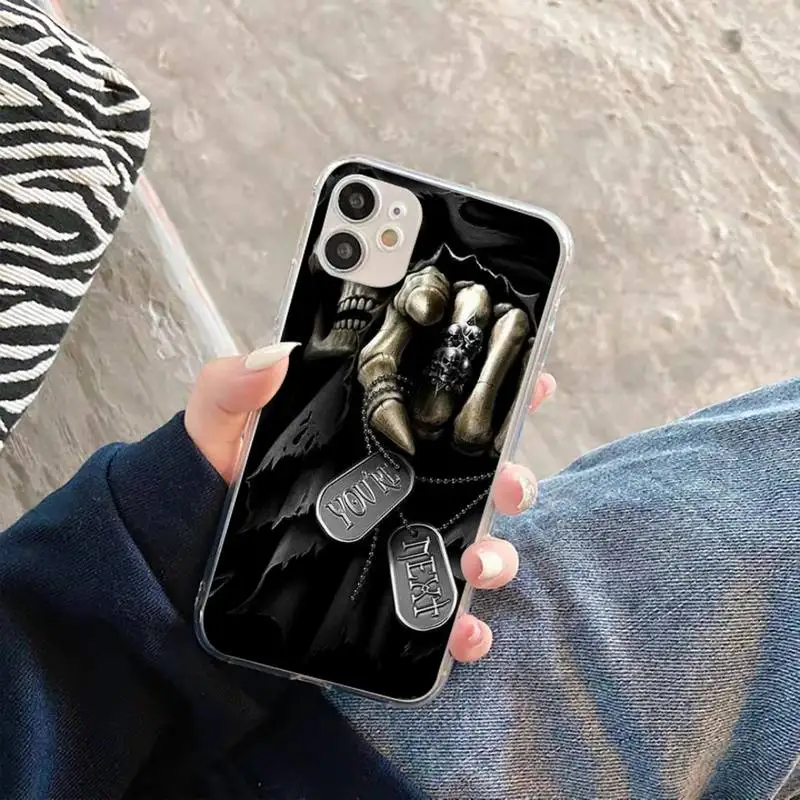 Grim Reaper Skull Skeleton Phone Case Transparent for iPhone 11 12 mini pro XS MAX 8 7 6 6S Plus X 5S SE 2020 XR
Grim Reaper Skull Skeleton Phone Case Transparent for iPhone 11 12 mini pro XS MAX 8 7 6 6S Plus X 5S SE 2020 XR