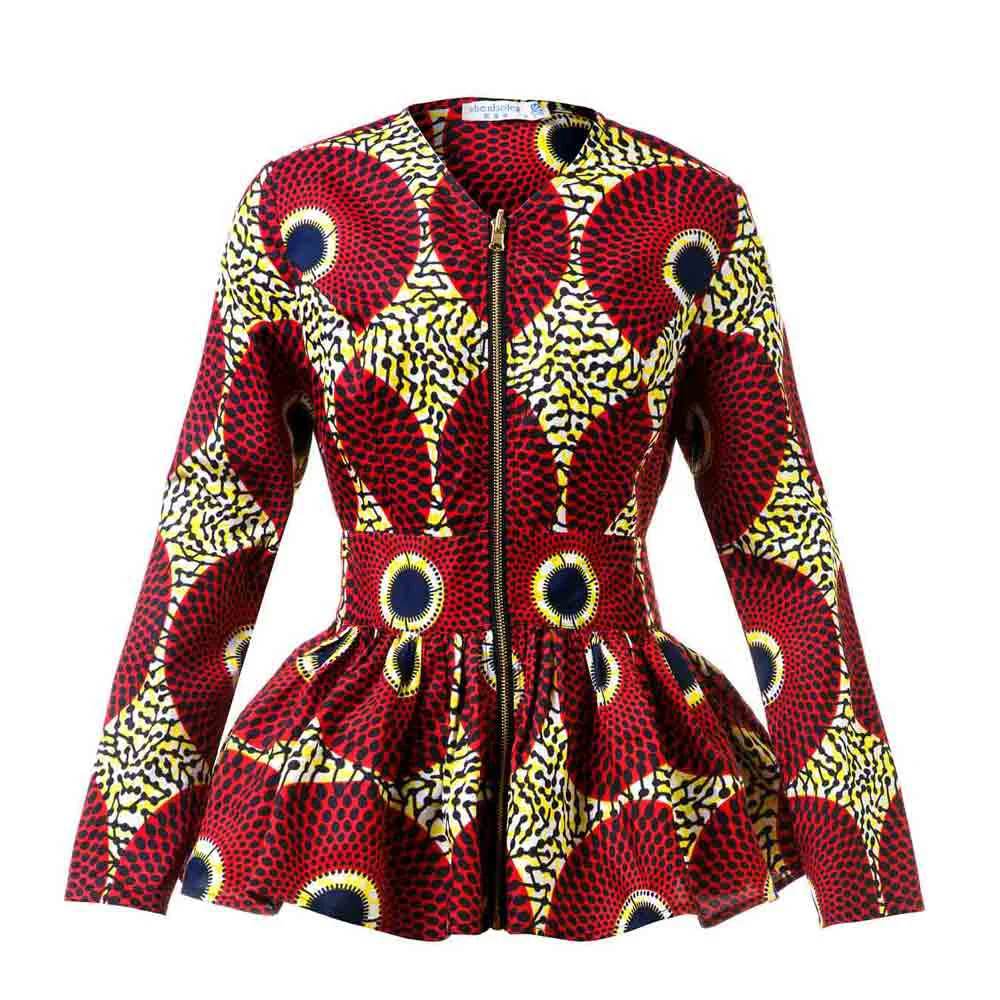 African blouse for Women wax Print Shirts High quality long sleeve Top African Ankara Print clothes fashion African Lady Clothes
African blouse for Women wax Print Shirts High quality long sleeve Top African Ankara Print clothes fashion African Lady Clothes