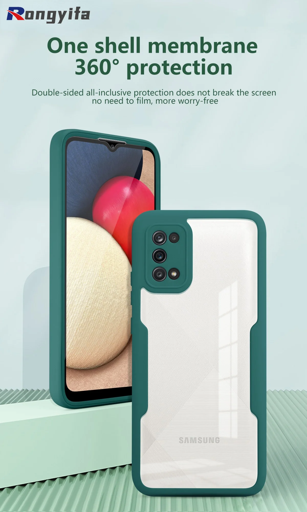 New 360 Full Protection Phone Case for Samsung Galaxy A03S A02S S21 Plus A21S A82 A22 A72 A52 A32 A12 A02 M02 Soft Silicone Case
New 360 Full Protection Phone Case for Samsung Galaxy A03S A02S S21 Plus A21S A82 A22 A72 A52 A32 A12 A02 M02 Soft Silicone Case