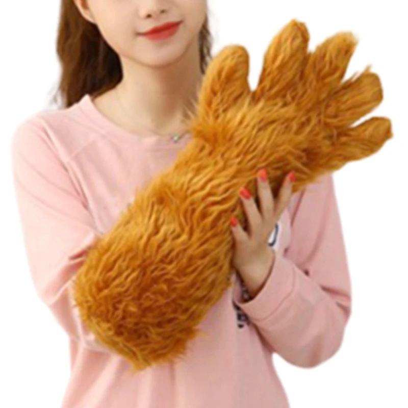 Fluffy Bear Claw Mittens Plush Animal Paw Glove Cartoon Bear Full Finger Mitten Halloween Cosplay Costume Accessories
Fluffy Bear Claw Mittens Plush Animal Paw Glove Cartoon Bear Full Finger Mitten Halloween Cosplay Costume Accessories