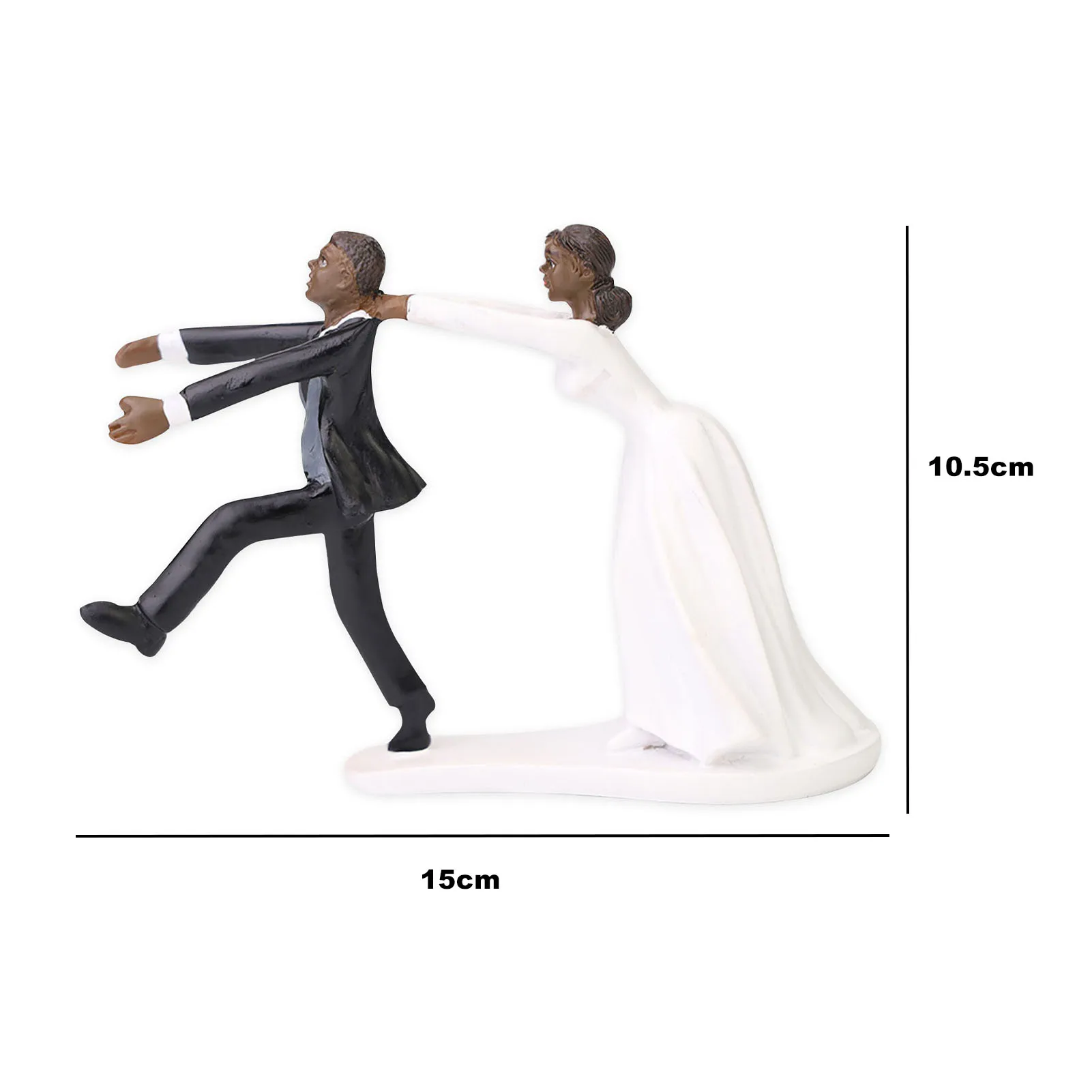 Romantic Groom & Bride Marry Resin Figurine Wedding Cake Topper Wedding Decoration
Romantic Groom & Bride Marry Resin Figurine Wedding Cake Topper Wedding Decoration