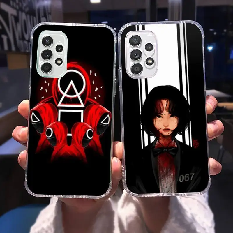 Squid Game Round Six Phone Case for Samsung A 51 50 52 12 21s 31 40 70 71 note S 20 10 21 ultra plus fe clear coque shell
Squid Game Round Six Phone Case for Samsung A 51 50 52 12 21s 31 40 70 71 note S 20 10 21 ultra plus fe clear coque shell