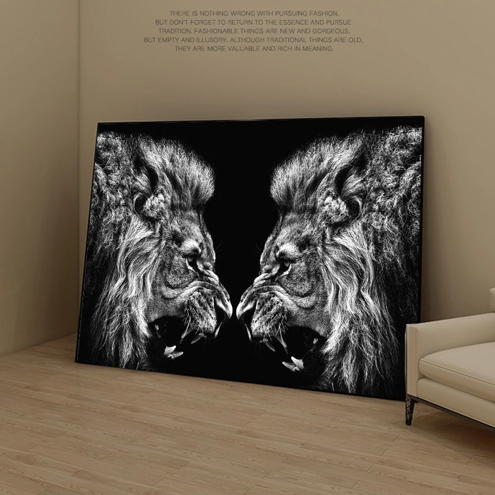 Black And White Wildlife Lion Pictures Prints for Living Room Home Wall Art Decoration Canvas Painting Animal Posters Cuadros
Black And White Wildlife Lion Pictures Prints for Living Room Home Wall Art Decoration Canvas Painting Animal Posters Cuadros