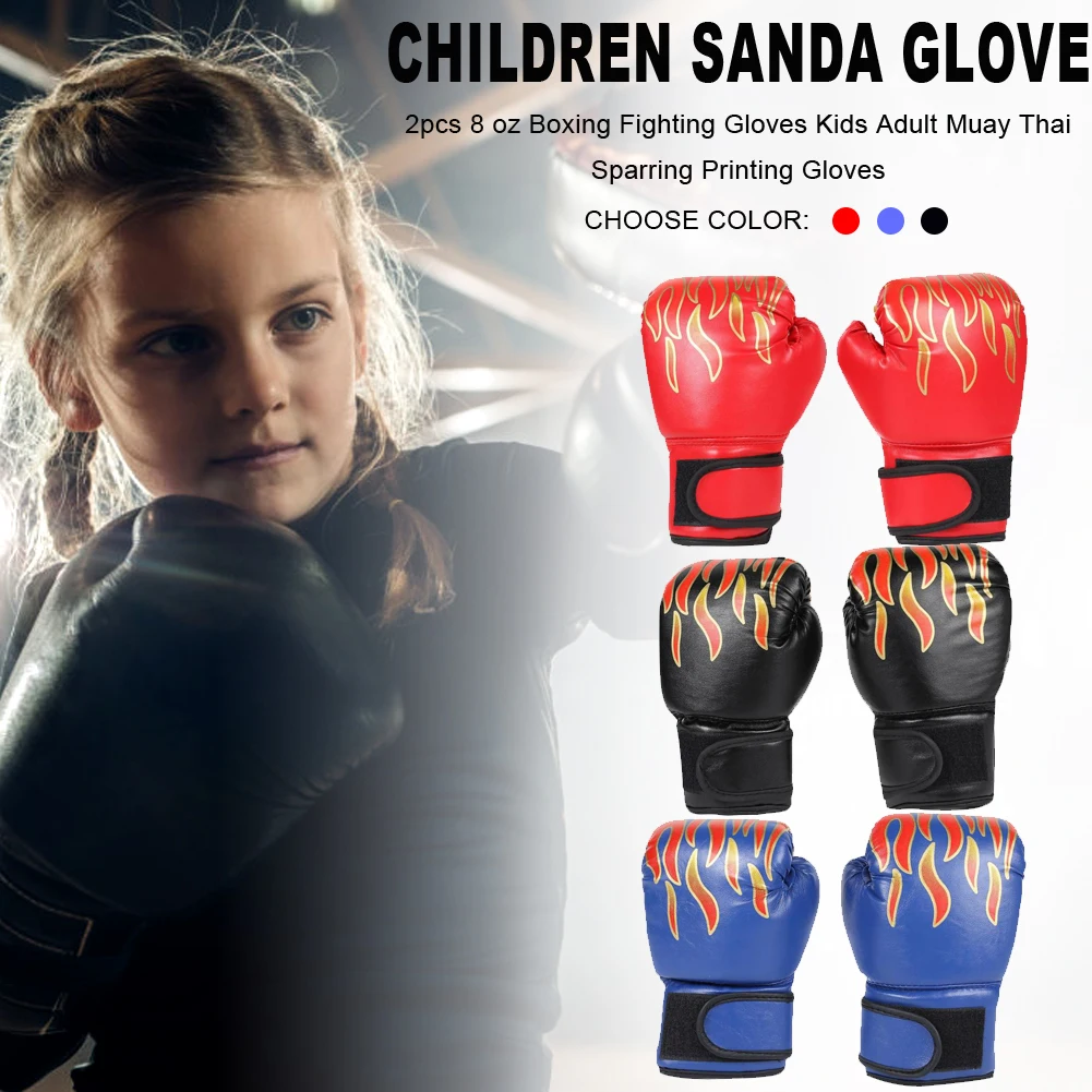 1 Pair Kids Children Boxing Gloves Professional Flame Mesh Breathable PU Leather Flame Gloves Sanda Boxing Training Glove
1 Pair Kids Children Boxing Gloves Professional Flame Mesh Breathable PU Leather Flame Gloves Sanda Boxing Training Glove