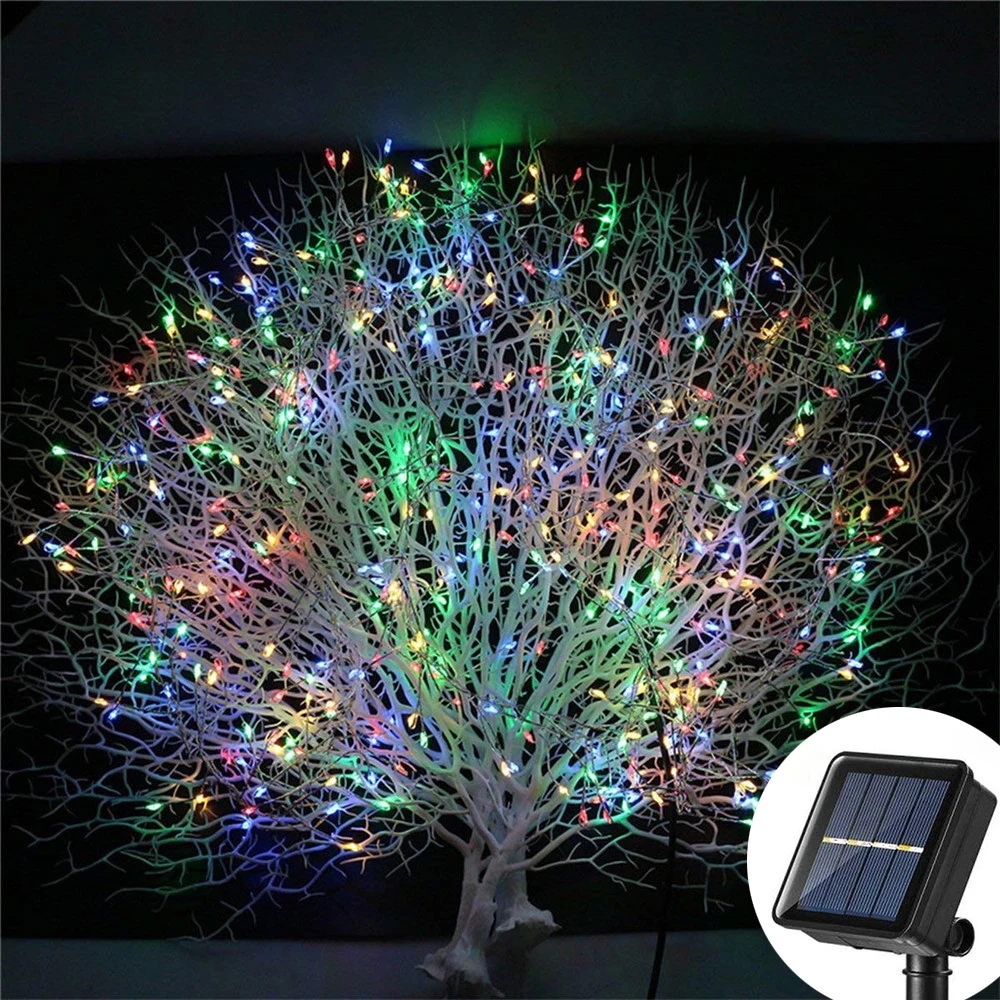Outdoor Solar String Lights Waterproof Solar Powered 8 Modes Copper Wire Firecracker Garland Fairy Lights for Xmas Holiday Patio
Outdoor Solar String Lights Waterproof Solar Powered 8 Modes Copper Wire Firecracker Garland Fairy Lights for Xmas Holiday Patio